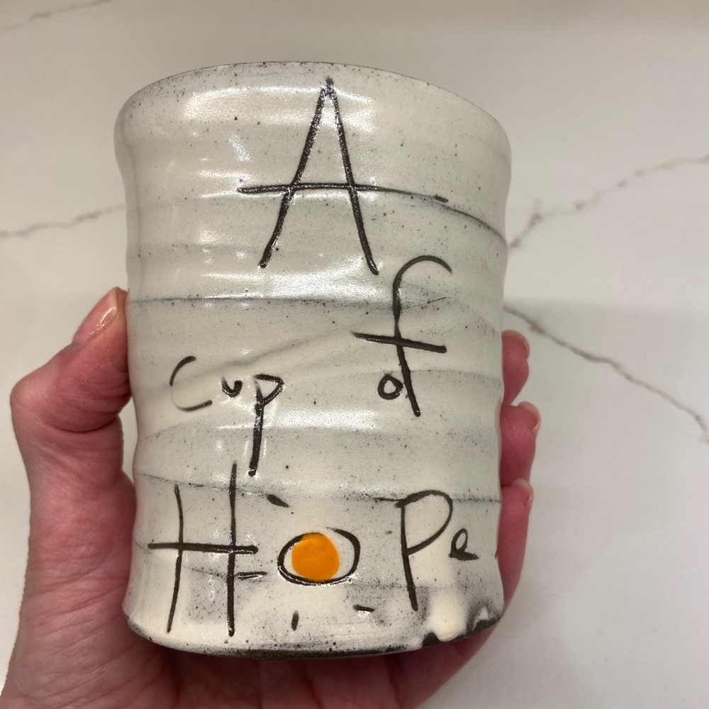 Handcrafted Ceramic Mug - Cup of Hope